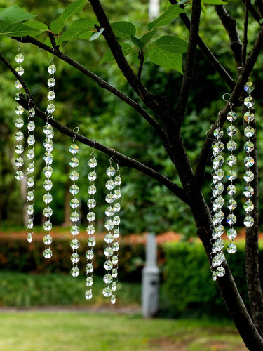 5pcs crystal glass suncatchers - 5pcs,
