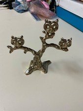 Vtg 1970s Owls Earring Tree