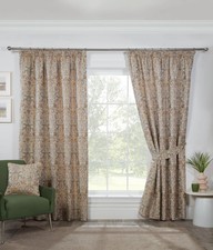 Lined Pencil Pleat Floral