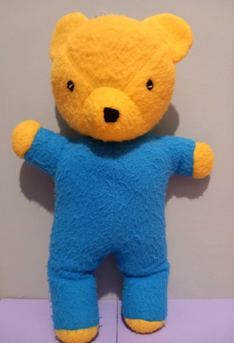 Vintage large yellow and blue - vintage,