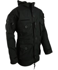 SAS STYLE MENS ASSAULT JACKET BLACK TACTICAL RIPSTOP ARMY MILITARY HUNTING