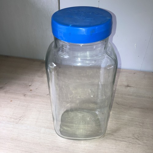 Vintage glass sweet shop jar - glass,