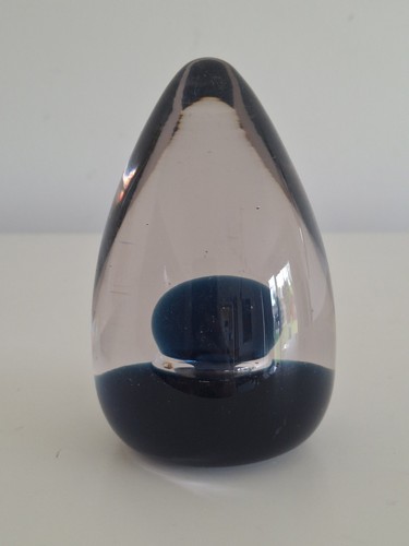 Vintage mcm teardrop art glass - mcm,