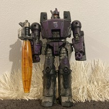 Transformers Legacy Galvatron (WEATHERED) GRIME 🚨NEON EYES 🚨 Custom