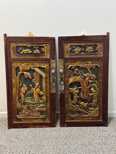 Pair antique 19th qing - antique,