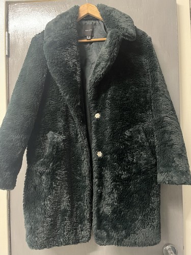 Green teddy coat new look - teddy,