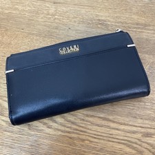 Coveri Collection ladies black faux leather purse/ wallet