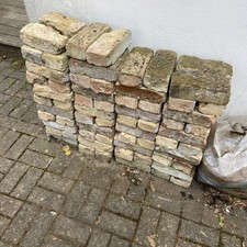Reclaimed Original London Yellow Stock Bricks, approx 11cm x 23cm x 6.5cm, SW12