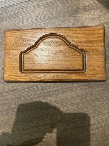 Solid oak arched - arched, top
