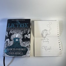 The Lie Tree - Frances Hardinge, Signed with Original Sketch by Chris Riddell