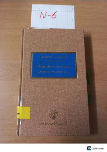 Restrictive covenants - restrictive,