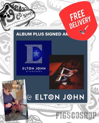 Elton john signed diamonds - signed,