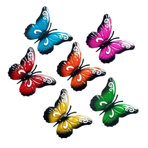 Pcs metal butterfly - pcs, wall