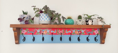 Coat rack with shelf - rack,