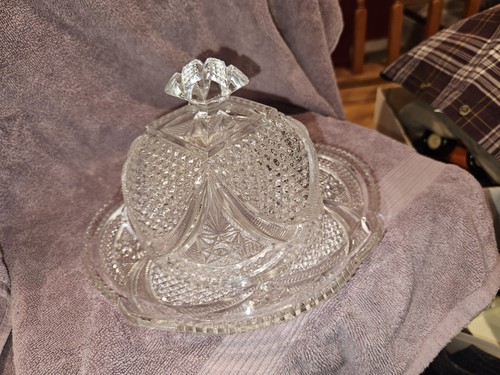 Cut glass large - large, dome