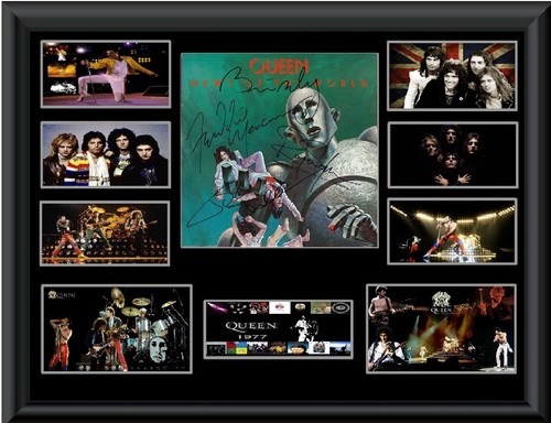 Queen autographed news of - autographed,