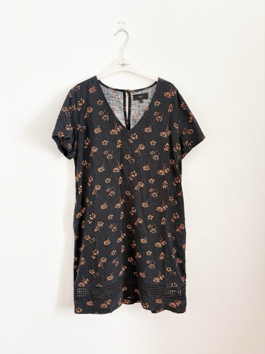 Next black orange floral - orange,