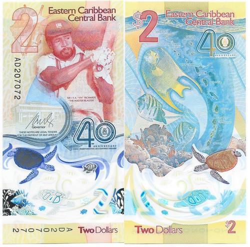 Eastern caribbean dollars - caribbean, 2