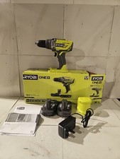 Ryobi 18 V ONE plus Cordless Combi Drill Starter Kit, Hyper Green, with 2 X 1.5 