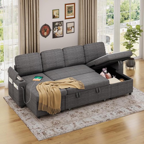 Seater corner sofa bed - 4-seater,