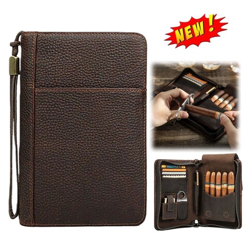 Genuine leather humidor - humidor, 5