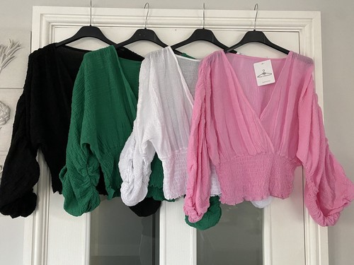 Bnwt ladies bubble cheesecloth - ladies,