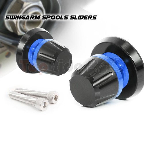 Blue motorcycle swingarm - m6,