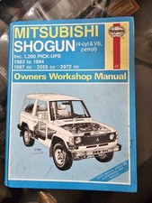 Haynes Manual - Mitsubishi Shogun incl L200 pick-ups 1983 to 1994