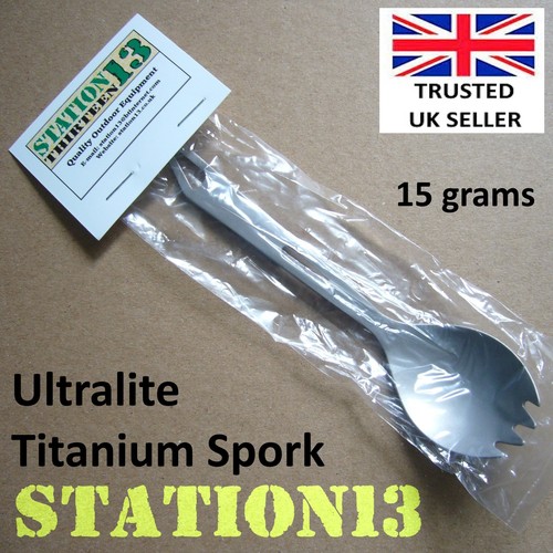 Ultralite titanium spork with - ultralite,