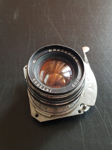 Jupiter 50mm lens - f/2, –