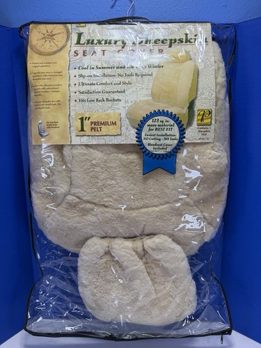 Vintage luxury sheepskin seat - luxury,