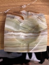 Onyx Ashtray Vintage Green