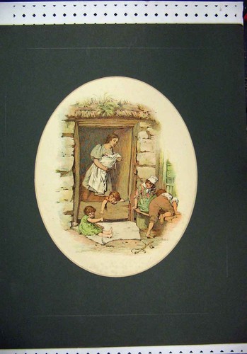 Original old antique print - original,