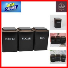 Elegant metal tea coffee - tea, sugar