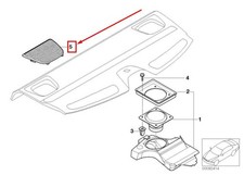 BMW 5 E39 Tailgate Speaker