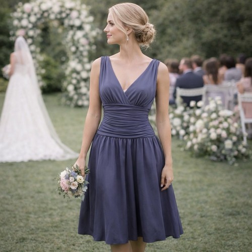 Lavender bridesmaid dress - dress, size
