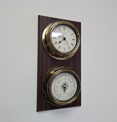 Vintage metamec nautical clock - nautical,