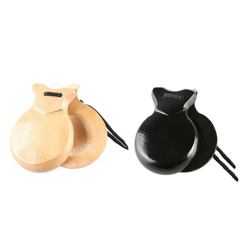 2pcs wooden castanets - castanets, spanish