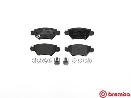 Rear brake pad set - brake, fits