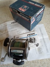 Vintage Penn Senator 113, 4/0 Multiplier Fishing Reel Very Good Condition