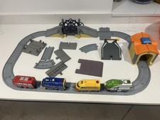 Chuggington Interactive Talking Railway Train Set. With trains rare set of toys 