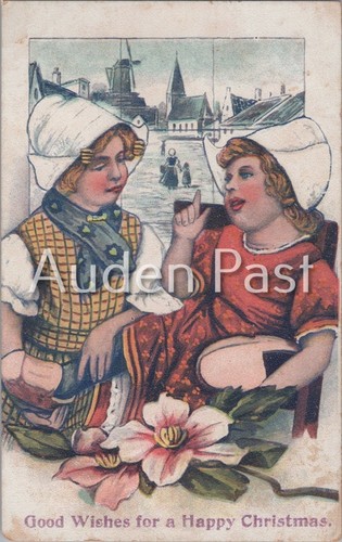 Vintage christmas postcard - vintage,