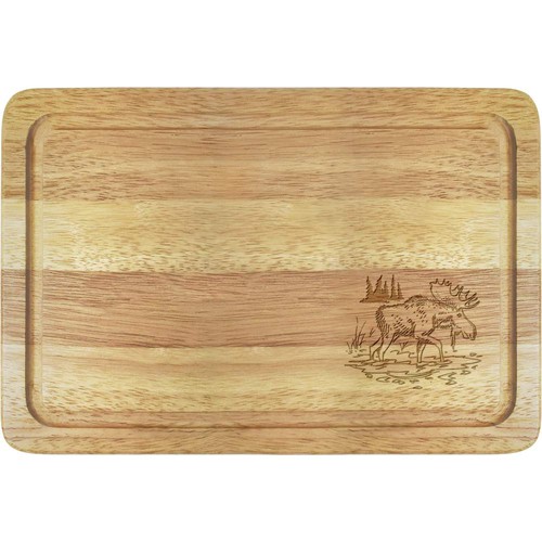 Walking moose chopping - 'walking, /