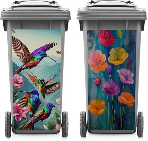 Dwuent wheelie bin stickers - bin,