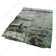 Woodland Tarpaulin Camo 200cm x 300cm - Large Basha Bivvy Bivi Shelter Camping