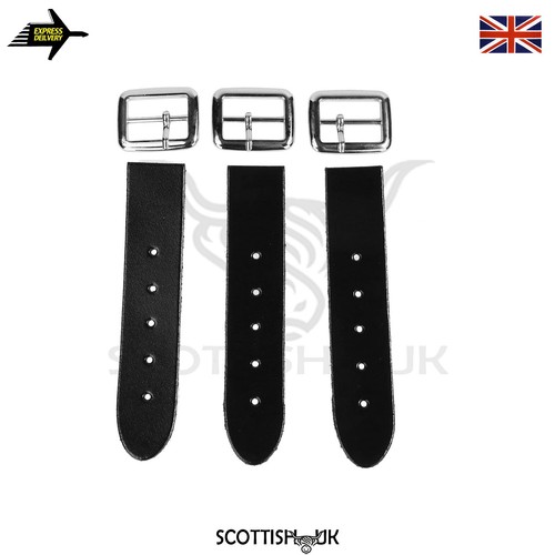 Genuine leather kilt strap - genuine,
