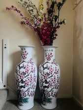 large vintage flower vase