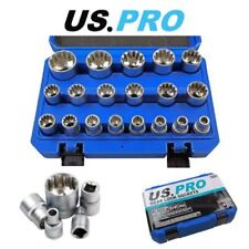 US PRO 19 Piece 1/2" Dr Gear