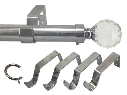 Curtain pole extra long - long, bi