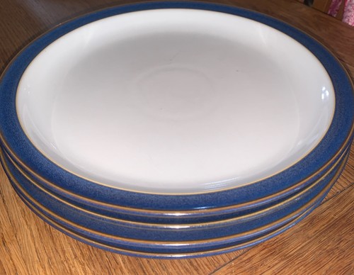 Denby imperial blue dinner - 4, x